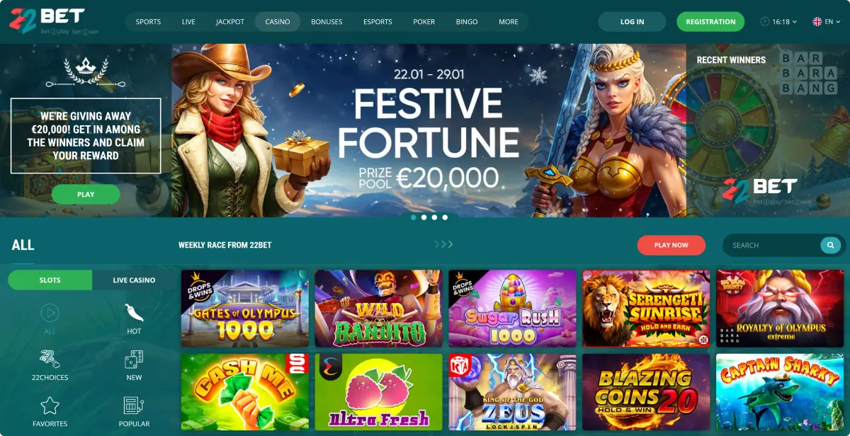 22Bet Casino 22Bet Casino